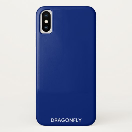 トンボの青い色名 Case-Mate iPhoneケース (裏面)
