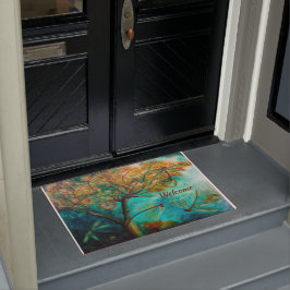 トンボの飛び交い ドアマット