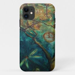 トンボの飛び回り iPhone 11 ケース