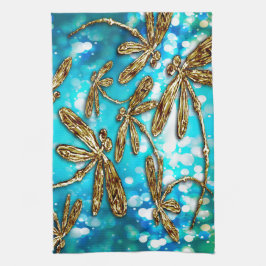 トンボの飛び玉 キッチンタオル