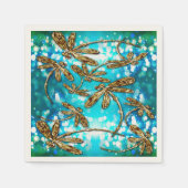 トンボの飛び玉 スタンダードカクテルナプキン (正面)