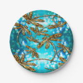 トンボの飛ぶ玉 ペーパープレート (正面)