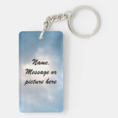 トンボの"そう愛された"詩 キーホルダー (裏面)