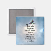 トンボの「愛された」詩 マグネット (正面/裏面)