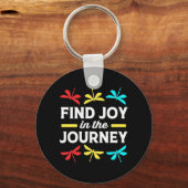 トンボは旅の喜びを見いだす キーホルダー (正面)