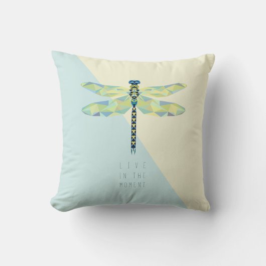 トンボは時に住んでいます クッション (正面)