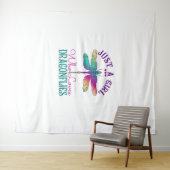 トンボを愛する女の子 タペストリー (インサイチュ(横))