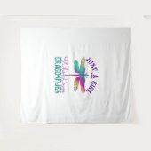 トンボを愛する女の子 タペストリー (正面(横))