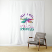 トンボを愛する女の子 タペストリー (インサイチュ)
