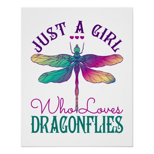 トンボを愛する女の子 ポスター (正面)