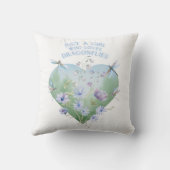 トンボを愛する少女 クッション (裏面)