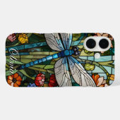 トンボアートボヘミアン花柄植物画 Case-Mate iPhoneケース (裏面 (横))