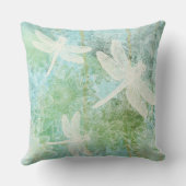 トンボエレガントイ及び花柄 クッション (裏面)