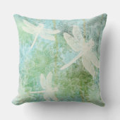 トンボエレガントイ及び花柄 クッション (正面)