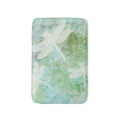 トンボエレガントイ及び花柄 バスマット (正面縦)