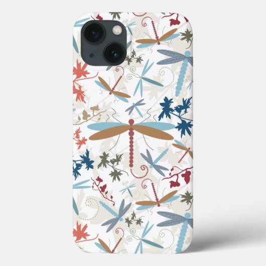 トンボエレガントイ模様アート Case-Mate iPhoneケース (裏面)