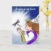 トンボエンジェル カード (黄色い花)