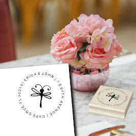 トンボカスタムイ差出人住所 ラバースタンプ