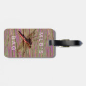 トンボカラフルイ名前をカスタムする ラゲッジタグ (裏面横)