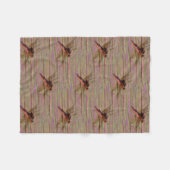 トンボカラフルイ フリースブランケット (正面(横))