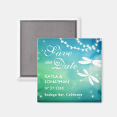 トンボセーブザデートマグネット |青と緑 マグネット (正面/裏面)