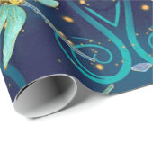 トンボティール(緑がかった色)包装紙 ラッピングペーパー (ロールコーナー)