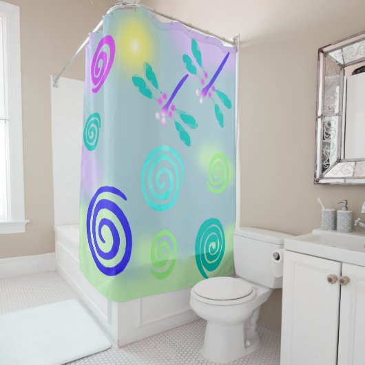 トンボドリームシャワーカーテン シャワーカーテン (インサイチュ)