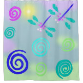 トンボドリームシャワーカーテン シャワーカーテン (正面)