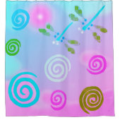 トンボドリームシャワーカーテン シャワーカーテン (正面)