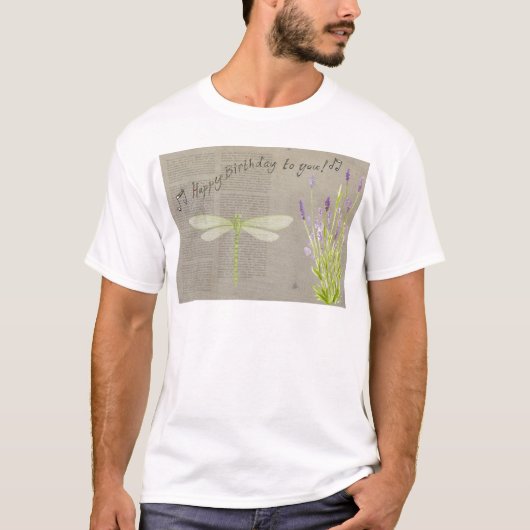 トンボハッピーバースデー Tシャツ (正面)