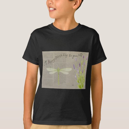 トンボハッピーバースデー Tシャツ (正面)