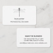 トンボミニマルプロフェッショナル(白黒) 名刺 (正面/裏面)