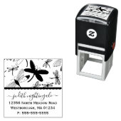 トンボモノグラムのイ差出人住所 セルフインキングスタンプ (インサイチュ)