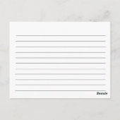 トンボレシピカード ポストカード (裏面)