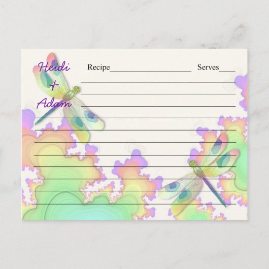 トンボレシピカード ポストカード (正面)