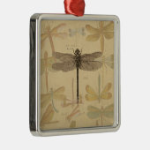 トンボヴィンテージアンティーククラシックスケッチ メタルオーナメント (右)
