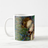 "トンボ人魚"のマグ コーヒーマグカップ (左)