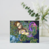 「トンボ人魚」はがき ポストカード (スタンド正面)