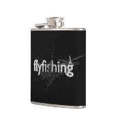 トンボ付きフライフィッシング類型文字 フラスク (左)