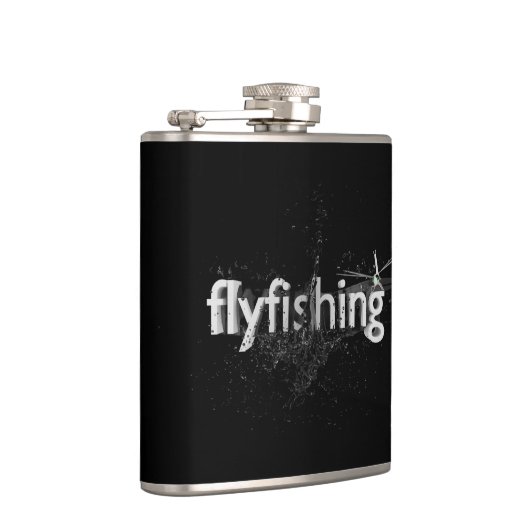 トンボ付きフライフィッシング類型文字 フラスク (右)