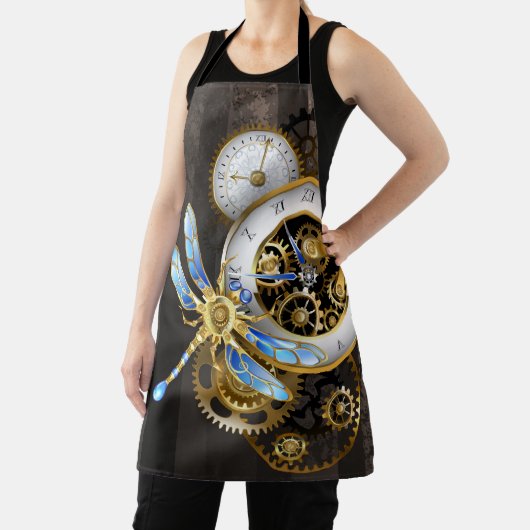 トンボ付き汽船ダイヤル エプロン (インサイチュ)