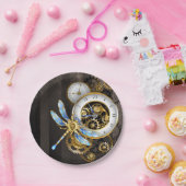 トンボ付き汽船ダイヤル ペーパープレート (パーティー)