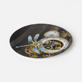 トンボ付き汽船ダイヤル ペーパープレート (アングル)