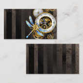 トンボ付き汽船ダイヤル 名刺 (正面/裏面)