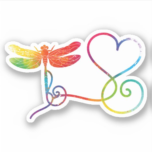 トンボ動物 シール (正面)