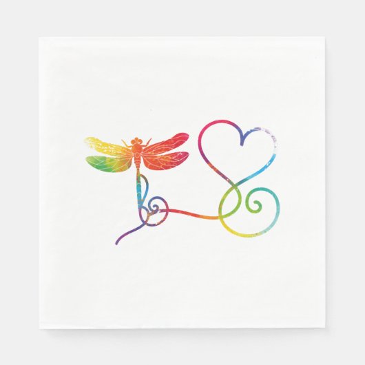 トンボ動物 スタンダードランチョンナプキン (正面)