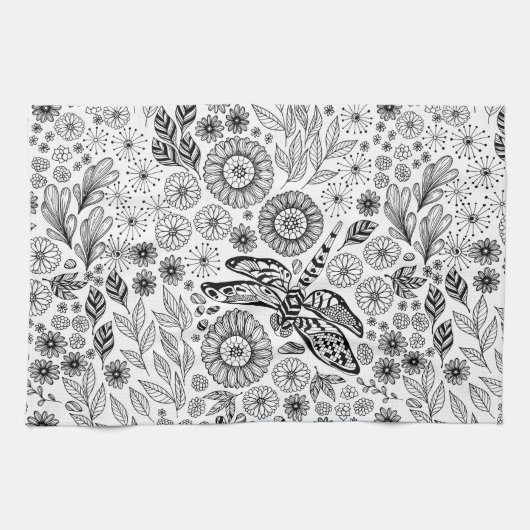 トンボ園 キッチンタオル (横)