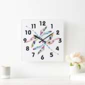 トンボ壁時計 スクエア壁時計 (ホーム)