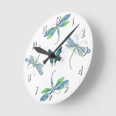 トンボ壁時計 ラウンド壁時計 (傾斜)