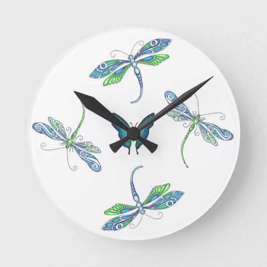 トンボ壁時計 ラウンド壁時計 (正面)